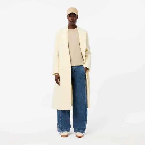 Lacoste Sweatshirt loose fit molleton effet délavé