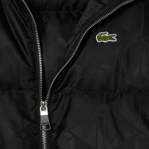 Lacoste Doudoune jacquard monogramme déperlante