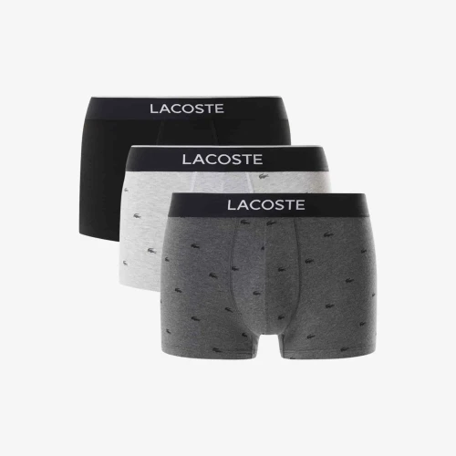 Lacoste Lot de 3 boxers courts signature