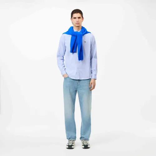 Lacoste Chemise regular fit coton rayée