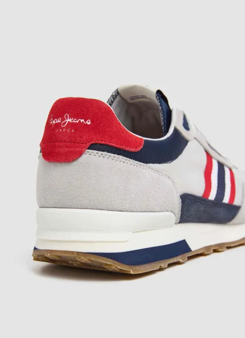 PEPE JEANS | Basket Au Détails Suède Homme
