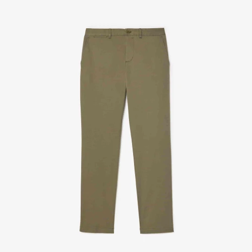 Lacoste Pantalon chino slim coton stretch
