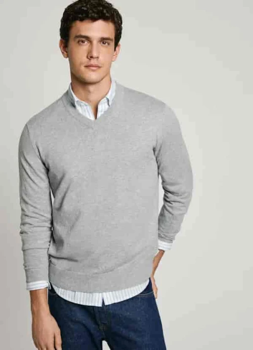 PEPE JEANS | Pull Col V Coupe régulière