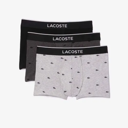 Lacoste Lot de 3 boxers courts signature
