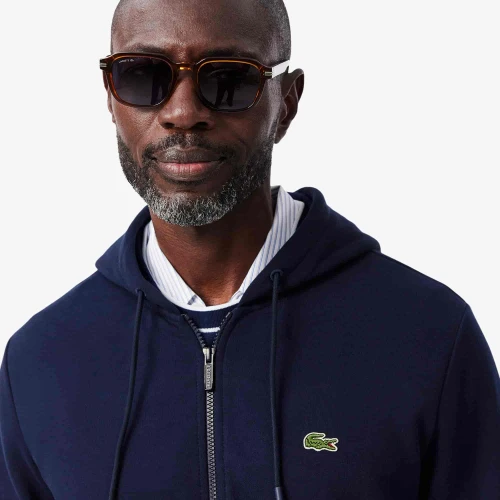Lacoste Sweatshirt à capuche zippé molleton