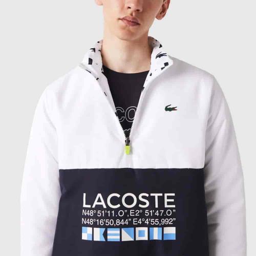 Blouson homme Tennis Lacoste SPORT réversible et déperlant