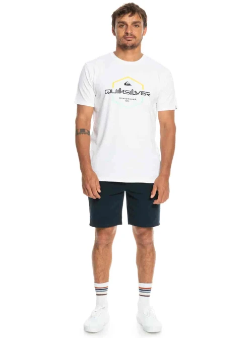 QUIKSILVER | T-Shirt Homme Blanc PASS THE PRIDE