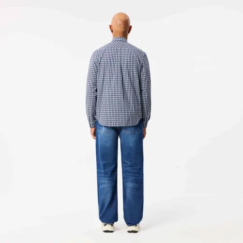 Lacoste Jean 5 poches straight fit indigo