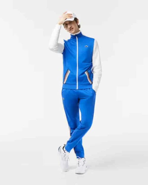 Sweatshirt zippé homme Lacoste Tennis indémaillable