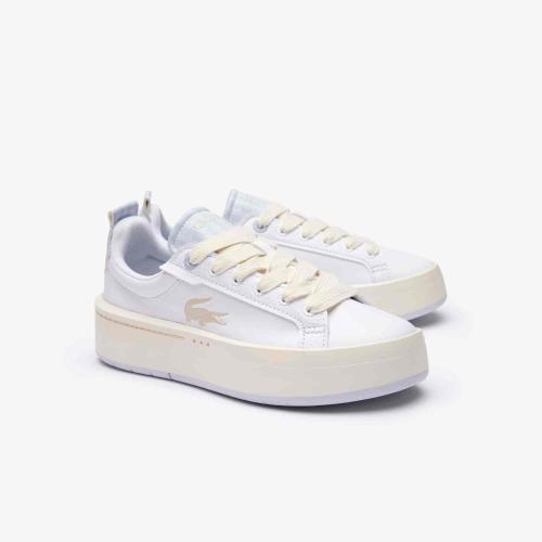 Lacoste Sneakers Carnaby Platform femme en cuir monogrammé
