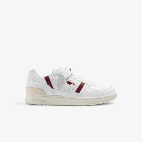 Lacoste Sneakers T-Clip Velcro homme en cuir