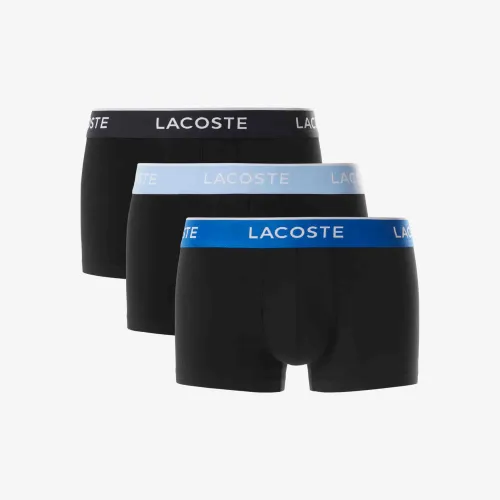 Lacoste Lot de 3 boxers courts ceinture siglée