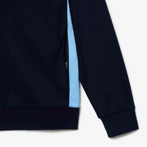 Lacoste Sweatshirt Tennis zippé en tissu indémaillable