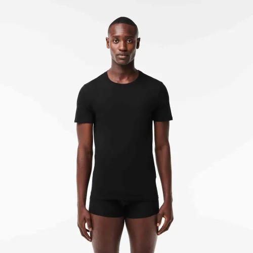 Lacoste Lot de 3 t-shirts d'intérieur coton
