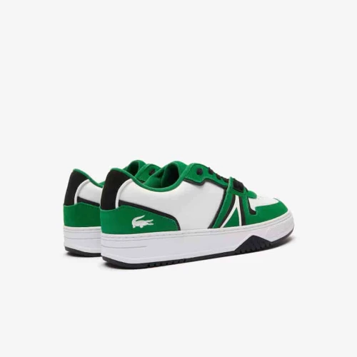 Lacoste Sneakers L001 homme en cuir enduit