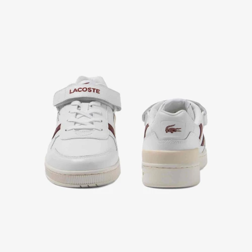 Lacoste Sneakers T-Clip Velcro homme en cuir