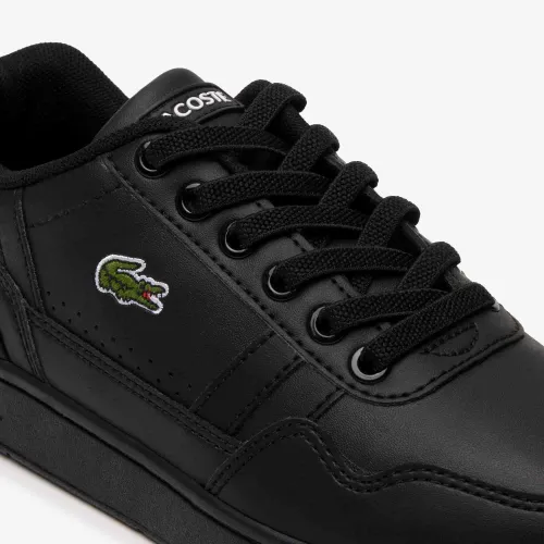 Sneakers T-Clip enfant Lacoste en synthétique avec détail coloré