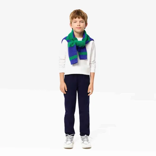 Lacoste Pantalon chino gabardine de coton stretch