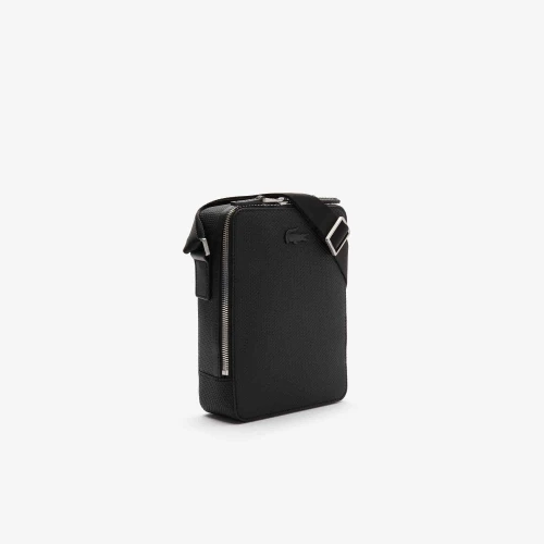 Lacoste Sac à bandoulière Chantaco en cuir piqué
