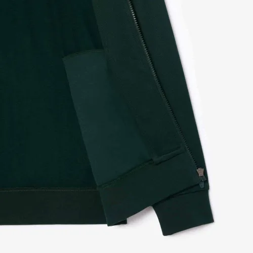Lacoste Sweatshirt Tennis zippé en tissu indémaillable