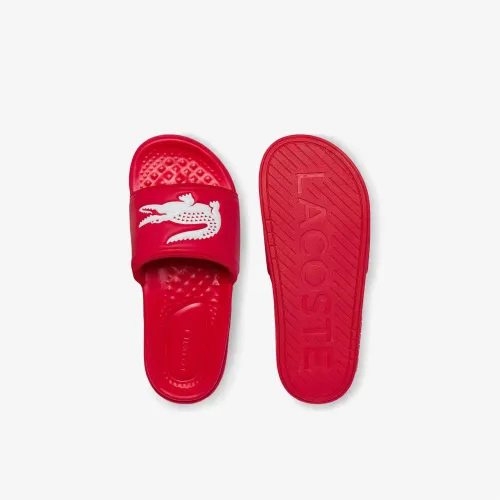 Lacoste Claquettes Croco Dualiste homme en synthétique avec logo