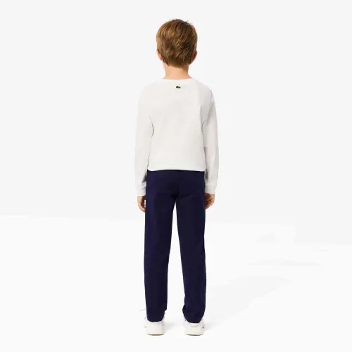 Lacoste Pantalon chino gabardine de coton stretch