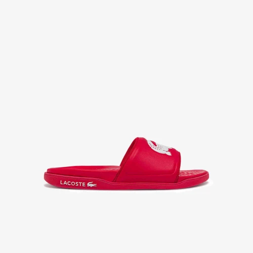 Lacoste Claquettes Croco Dualiste homme en synthétique avec logo