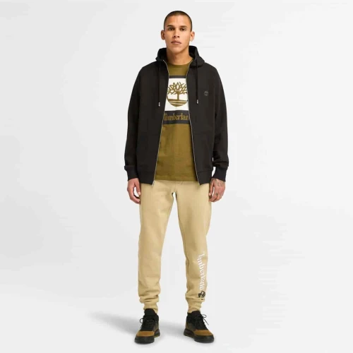 Timberland Sweat à capuche zippé Exeter River pour homme en noir
