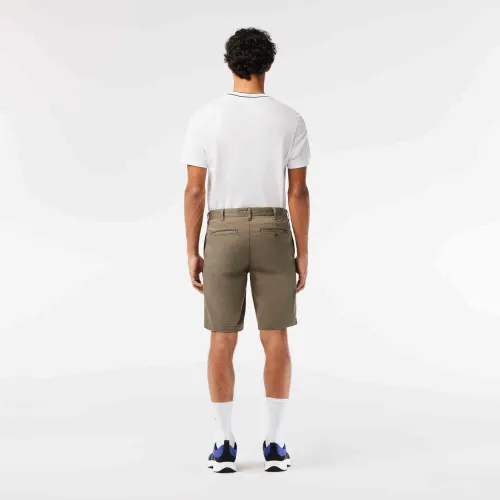 Lacoste Bermuda slim fit uni coton stretch