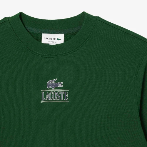 Lacoste Sweatshirt molleton imprimé signature
