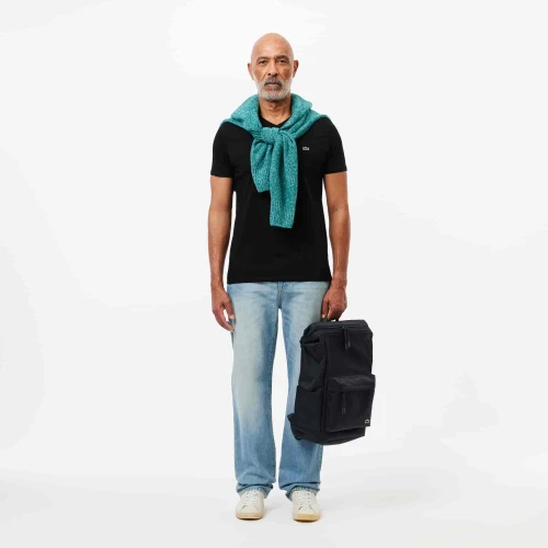 Lacoste T-shirt coton Pima léger col V