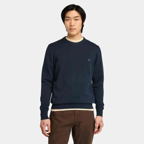 Timberland Pull Williams River pour homme en bleu foncé