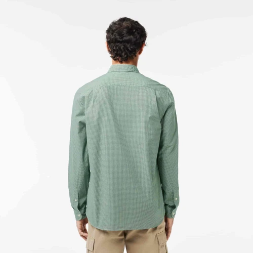 Lacoste Chemise regular fit vichy popeline