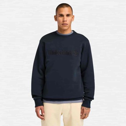 Timberland Sweat à col rond Hampthon pour homme en bleu foncé