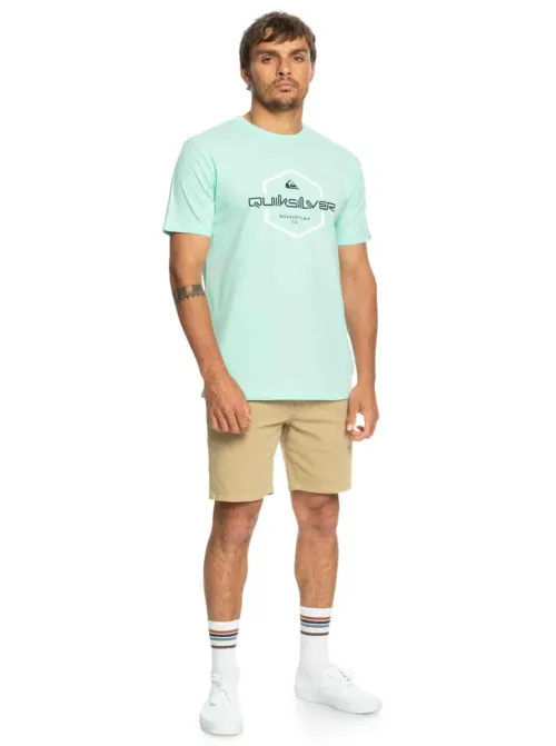 QUIKSILVER | T-shirt Homme Bleu Vert PASS THE PRIDE