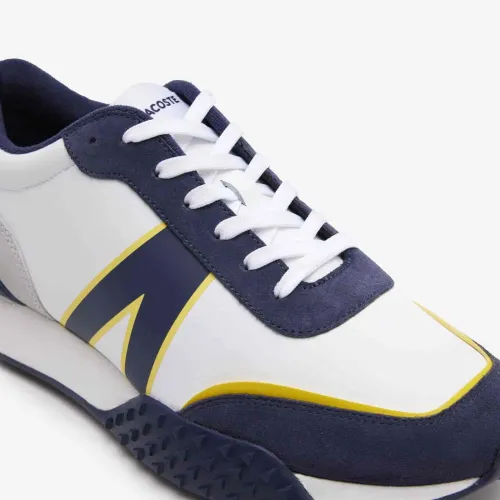 Lacoste Sneakers L-Spin Deluxe homme en cuir et velours