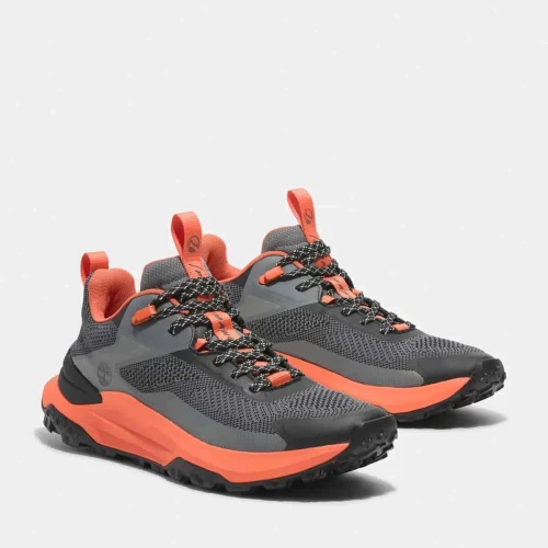 Timberland Baskets basses à lacets Motion Access pour homme en gris/orange
