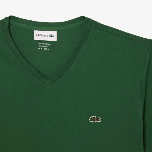 Lacoste T-shirt coton Pima léger col V