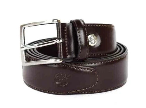 Timberland Ceinture classique réglable de 35 mm pour homme en marron