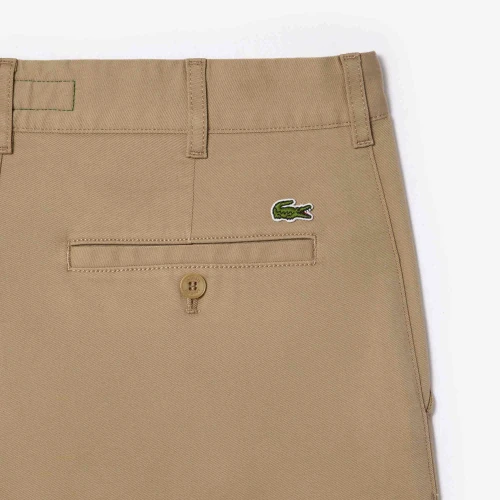 Lacoste Pantalon chino slim coton stretch