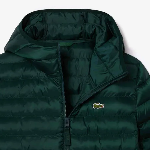 Lacoste Doudoune à capuche rembourré déperlante