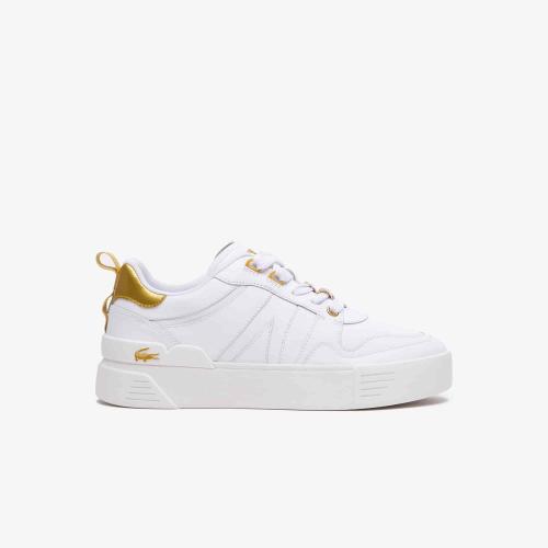 Sneakers L002 femme Lacoste en cuir