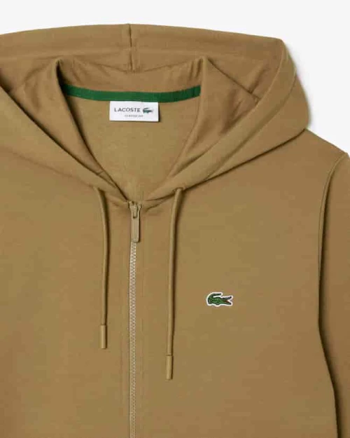 Lacoste Sweatshirt à capuche zippé molleton