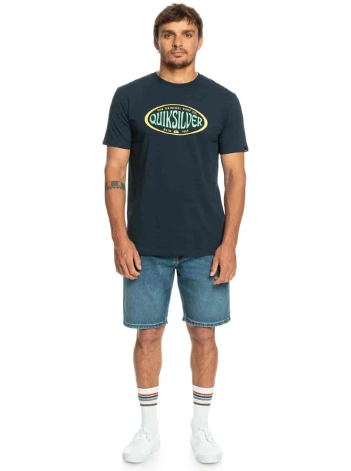 QUIKSILVER | T-Shirt Homme Bleu Nuit INCIRCLES