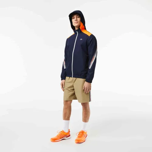 Veste à capuche homme Lacoste Tennis en polyester recyclé