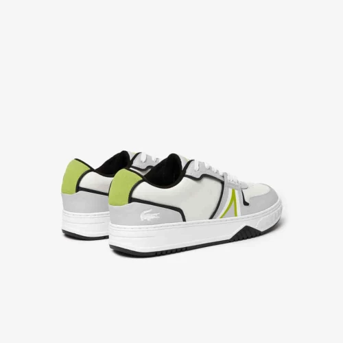 Sneakers L001 Homme Lacoste en cuir tons contrastés