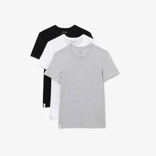 Lacoste Lot de 3 t-shirts d'intérieur coton