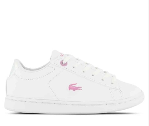 Sneakers Carnaby enfant Lacoste en matière synthétique
