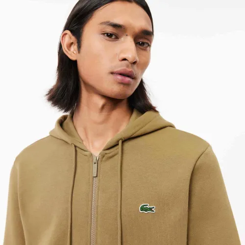 Lacoste Sweatshirt à capuche zippé molleton