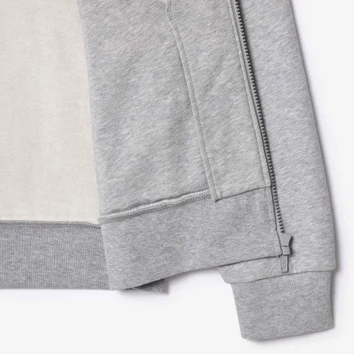 Lacoste Sweatshirt zippé molleton col montant